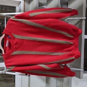 Red Vintage Heavy Sweatshirt L